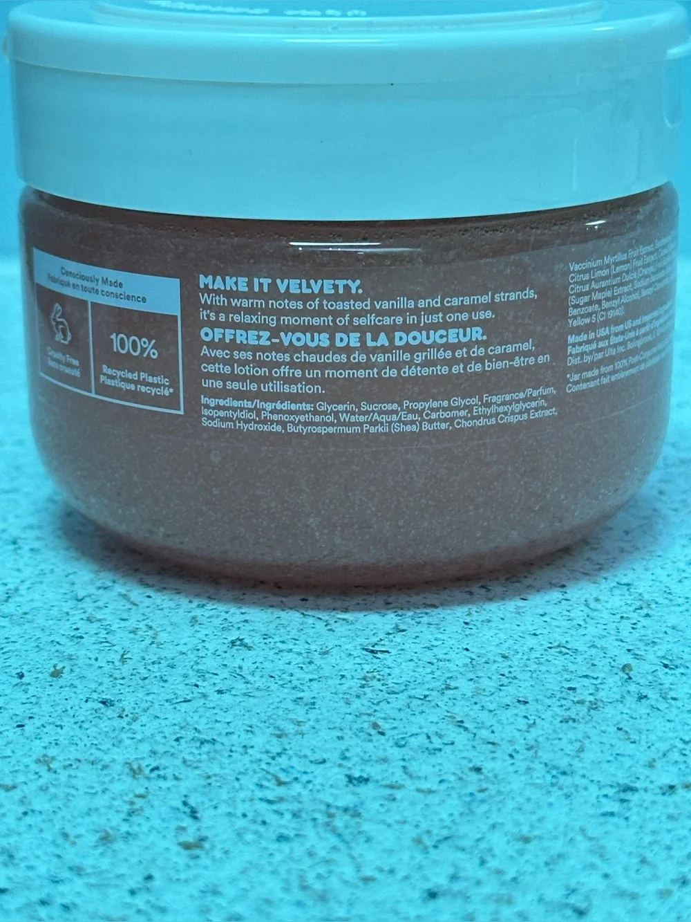 Ulta Beauty Vanilla Velour Exfoliating Scented Sugar Scrub